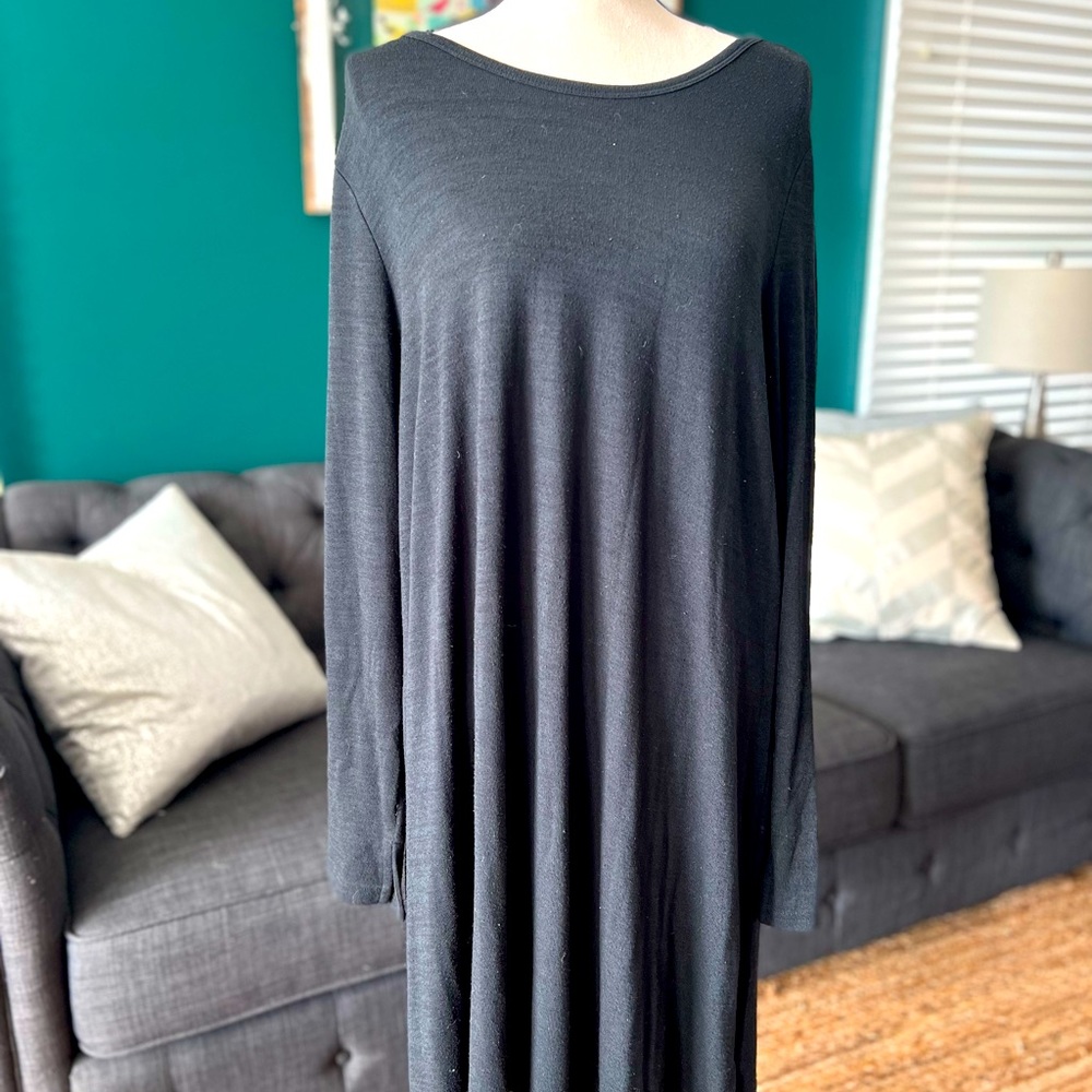 Gap black sweater dress